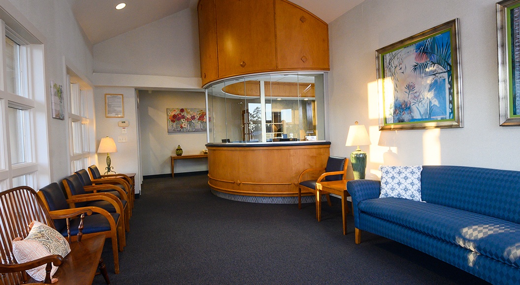 Dental office waiting room