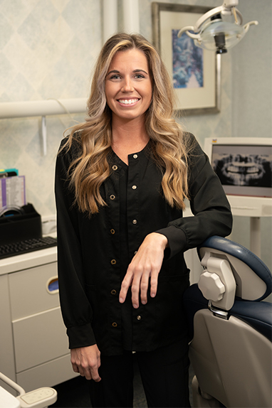 Dental hygienist Brittney