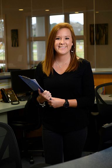 Administrative assistant Megan